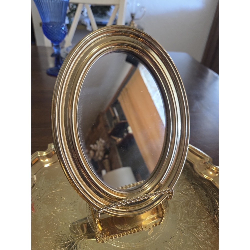 Vintage Home Interior Oval Mirror